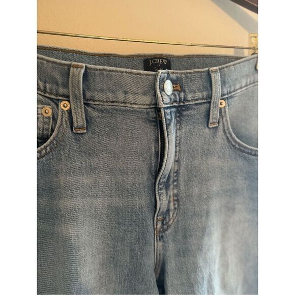 J. Crew Slim Boyfriend Women's Jeans Blue Medium Wash Size 30 - Picture 2 of 6